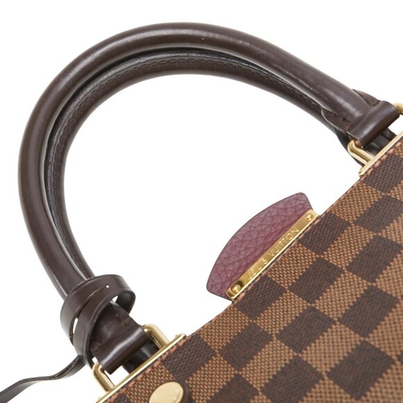 LOUIS VUITTON Brown Damier Leather Shoulder Bag - Picture 4 of 14